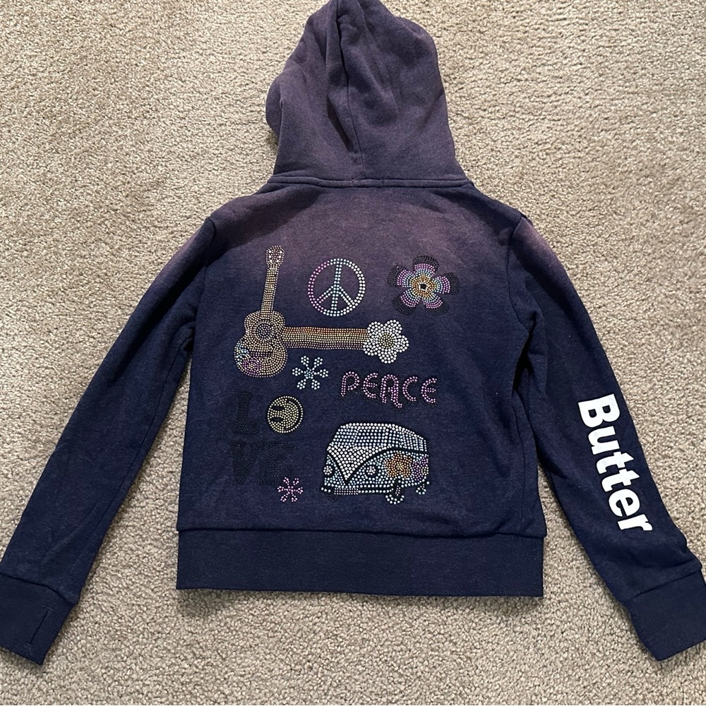 Butter hooded sweatshirt girls Small